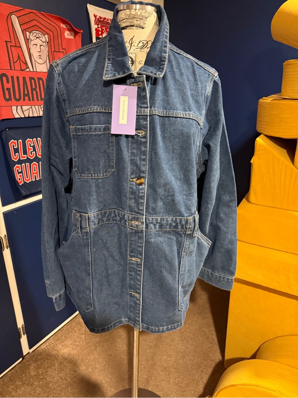 Women’s XXL Denim Jacket NWT
